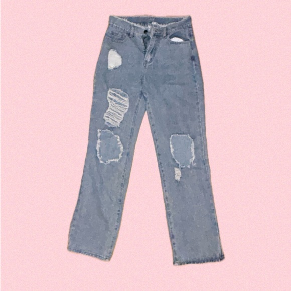 SHEIN high rise jeans. 01/small - Picture 1 of 4